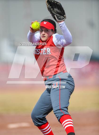 Thumbnail 2 in Wooster vs. Bishop Union (Yerington Tournament) photogallery.