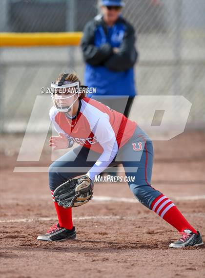 Thumbnail 3 in Wooster vs. Bishop Union (Yerington Tournament) photogallery.