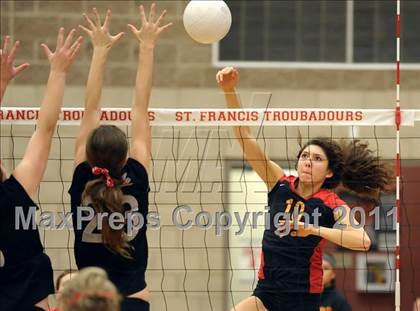 Thumbnail 2 in Lincoln @ St. Francis (CIF SJS D1 Playoffs) photogallery.