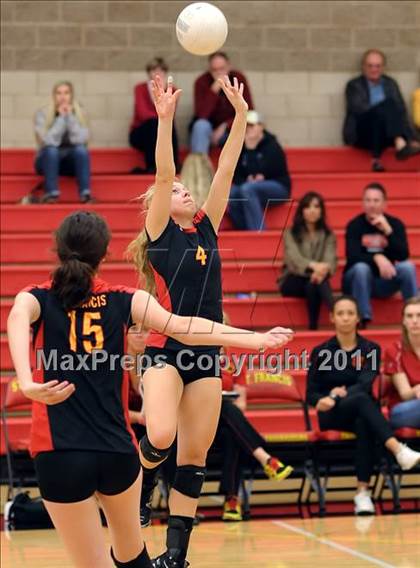 Thumbnail 3 in Lincoln @ St. Francis (CIF SJS D1 Playoffs) photogallery.