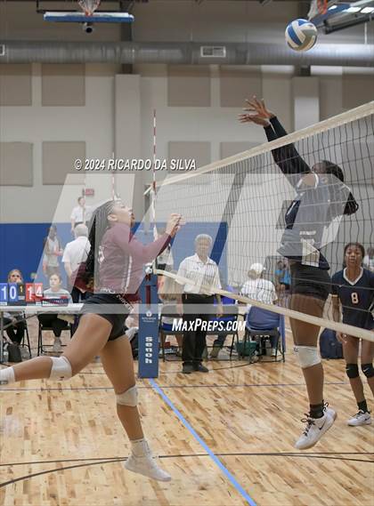 Thumbnail 2 in Columbia vs Alief Taylor (Needville Tournament) photogallery.