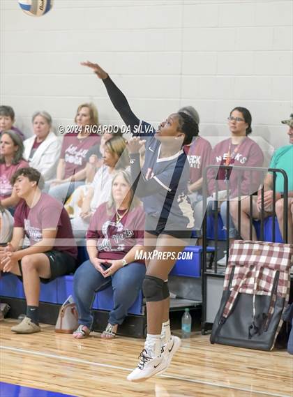 Thumbnail 3 in Columbia vs Alief Taylor (Needville Tournament) photogallery.