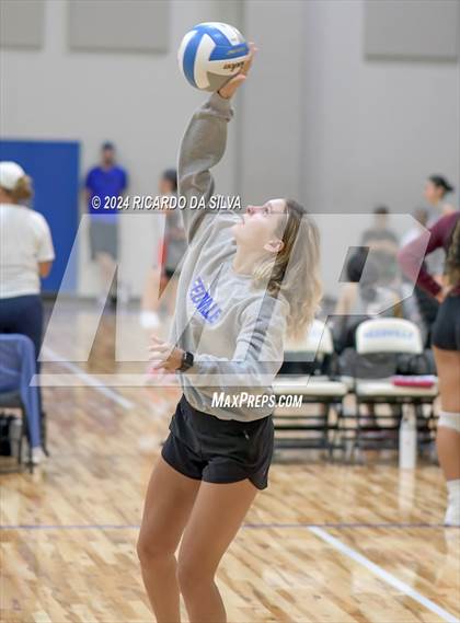 Thumbnail 2 in Columbia vs Alief Taylor (Needville Tournament) photogallery.