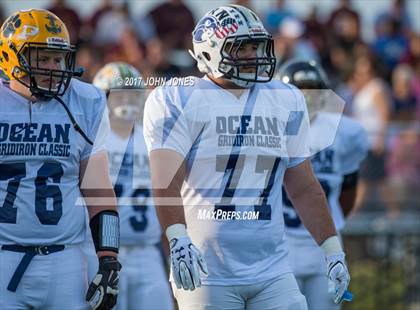 Thumbnail 1 in All-Shore Gridiron Classic (Monmouth vs. Ocean) photogallery.