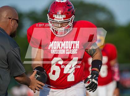 Thumbnail 3 in All-Shore Gridiron Classic (Monmouth vs. Ocean) photogallery.
