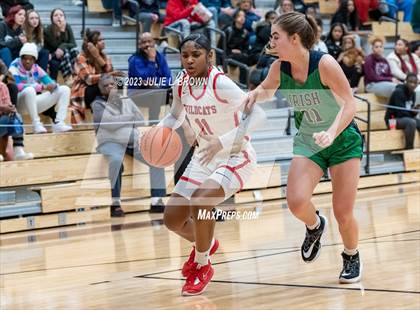Thumbnail 2 in Cathedral vs. Lawrence North (IHSAA 4A sectional 10 semi-final) photogallery.