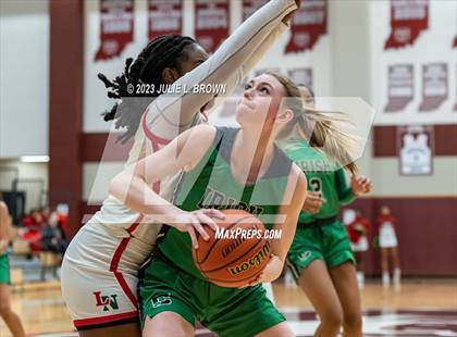 Thumbnail 2 in Cathedral vs. Lawrence North (IHSAA 4A sectional 10 semi-final) photogallery.
