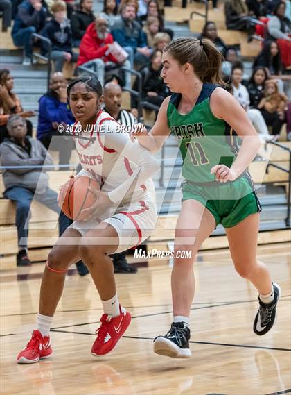 Thumbnail 1 in Cathedral vs. Lawrence North (IHSAA 4A sectional 10 semi-final) photogallery.