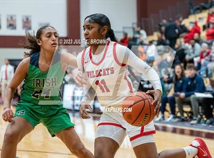 Thumbnail 2 in Cathedral vs. Lawrence North (IHSAA 4A sectional 10 semi-final) photogallery.
