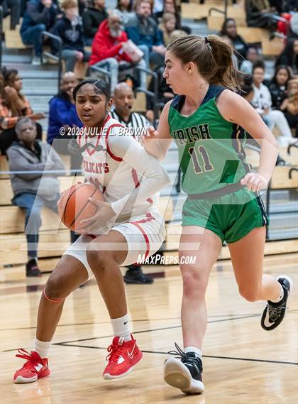 Thumbnail 2 in Cathedral vs. Lawrence North (IHSAA 4A sectional 10 semi-final) photogallery.