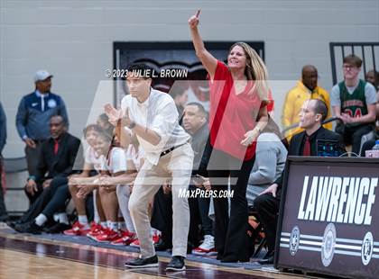 Thumbnail 2 in Cathedral vs. Lawrence North (IHSAA 4A sectional 10 semi-final) photogallery.