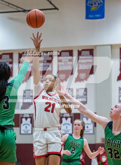 Thumbnail 2 in Cathedral vs. Lawrence North (IHSAA 4A sectional 10 semi-final) photogallery.