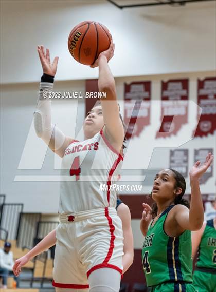 Thumbnail 2 in Cathedral vs. Lawrence North (IHSAA 4A sectional 10 semi-final) photogallery.