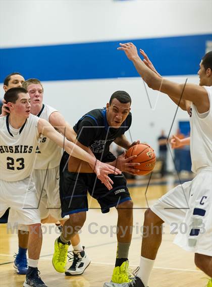 Thumbnail 1 in Bishop Carroll vs. Lincoln Park Performing Arts (PIAA Class A Quarterfinal) photogallery.