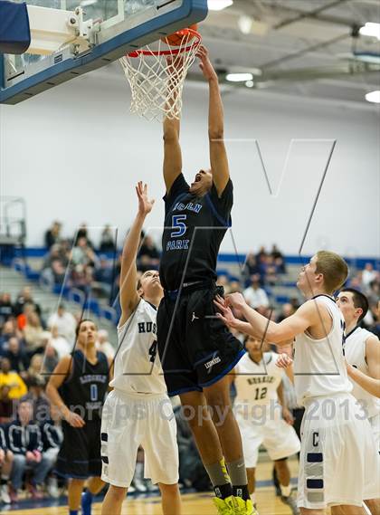 Thumbnail 3 in Bishop Carroll vs. Lincoln Park Performing Arts (PIAA Class A Quarterfinal) photogallery.