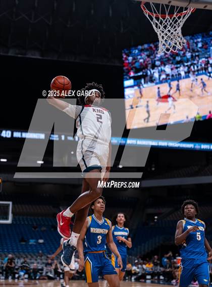 Thumbnail 2 in Dallas Kimball vs. Houston Washington (UIL 4A Basketball Division I Final) photogallery.