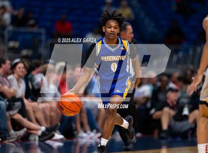 Thumbnail 2 in Dallas Kimball vs. Houston Washington (UIL 4A Basketball Division I Final) photogallery.