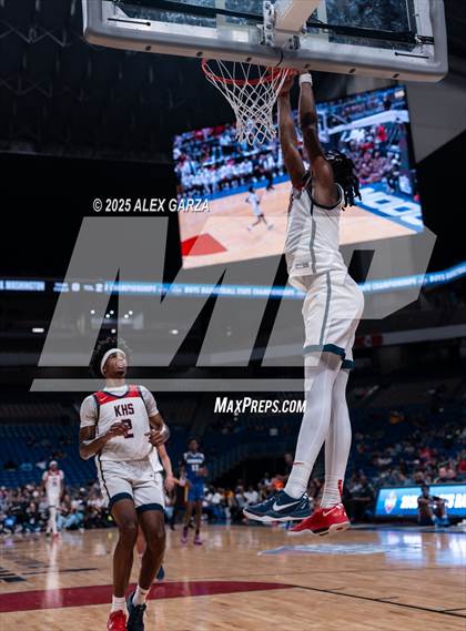 Thumbnail 3 in Dallas Kimball vs. Houston Washington (UIL 4A Basketball Division I Final) photogallery.