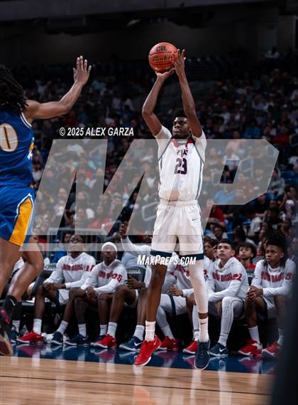 Thumbnail 2 in Dallas Kimball vs. Houston Washington (UIL 4A Basketball Division I Final) photogallery.