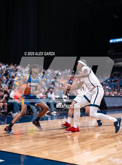 Thumbnail 2 in Dallas Kimball vs. Houston Washington (UIL 4A Basketball Division I Final) photogallery.