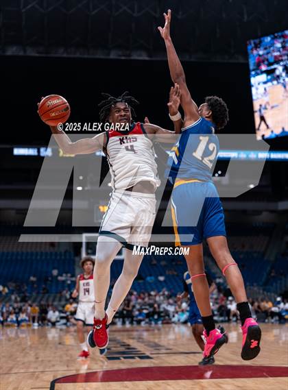 Thumbnail 3 in Dallas Kimball vs. Houston Washington (UIL 4A Basketball Division I Final) photogallery.