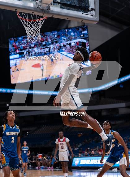 Thumbnail 3 in Dallas Kimball vs. Houston Washington (UIL 4A Basketball Division I Final) photogallery.