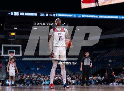 Thumbnail 2 in Dallas Kimball vs. Houston Washington (UIL 4A Basketball Division I Final) photogallery.