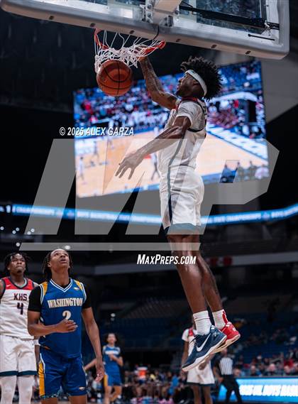 Thumbnail 1 in Dallas Kimball vs. Houston Washington (UIL 4A Basketball Division I Final) photogallery.