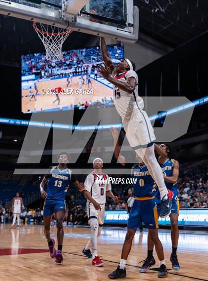 Thumbnail 1 in Dallas Kimball vs. Houston Washington (UIL 4A Basketball Division I Final) photogallery.
