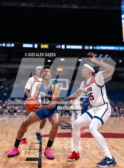 Thumbnail 2 in Dallas Kimball vs. Houston Washington (UIL 4A Basketball Division I Final) photogallery.