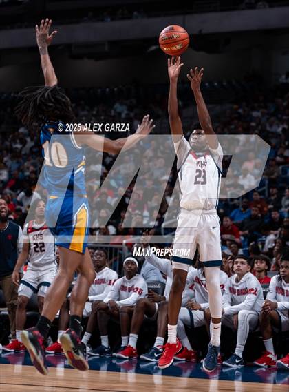 Thumbnail 3 in Dallas Kimball vs. Houston Washington (UIL 4A Basketball Division I Final) photogallery.
