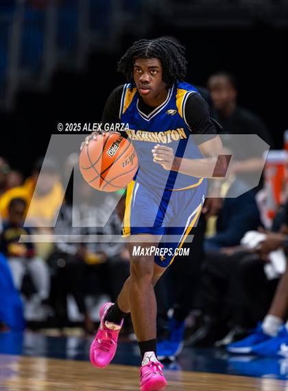 Thumbnail 2 in Dallas Kimball vs. Houston Washington (UIL 4A Basketball Division I Final) photogallery.