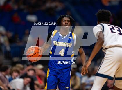 Thumbnail 2 in Dallas Kimball vs. Houston Washington (UIL 4A Basketball Division I Final) photogallery.