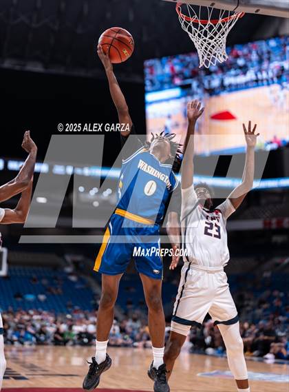 Thumbnail 1 in Dallas Kimball vs. Houston Washington (UIL 4A Basketball Division I Final) photogallery.