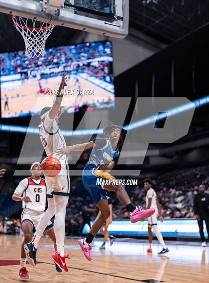 Thumbnail 3 in Dallas Kimball vs. Houston Washington (UIL 4A Basketball Division I Final) photogallery.