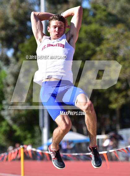 Thumbnail 3 in CCS Top 8 Los Gatos (Boys Long Jump) photogallery.
