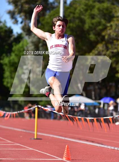 Thumbnail 2 in CCS Top 8 Los Gatos (Boys Long Jump) photogallery.