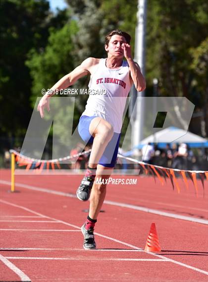 Thumbnail 1 in CCS Top 8 Los Gatos (Boys Long Jump) photogallery.