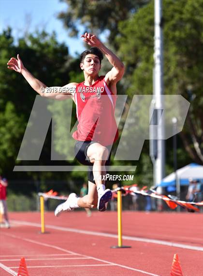 Thumbnail 3 in CCS Top 8 Los Gatos (Boys Long Jump) photogallery.