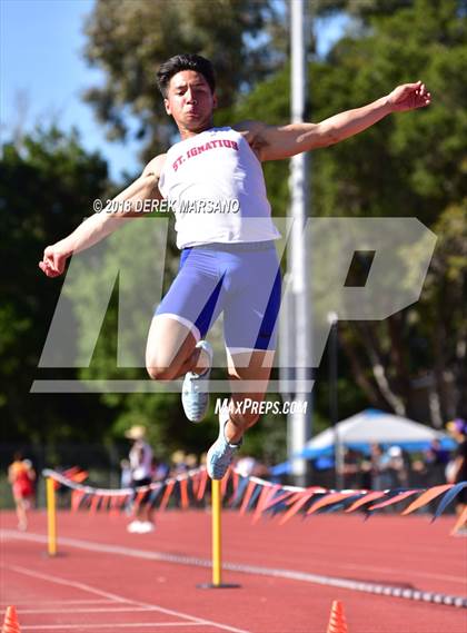 Thumbnail 3 in CCS Top 8 Los Gatos (Boys Long Jump) photogallery.