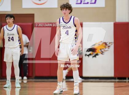Thumbnail 2 in Desert Mountain vs. Notre Dame Prep (Hoophall West Invitational) photogallery.
