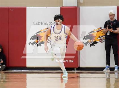 Thumbnail 1 in Desert Mountain vs. Notre Dame Prep (Hoophall West Invitational) photogallery.