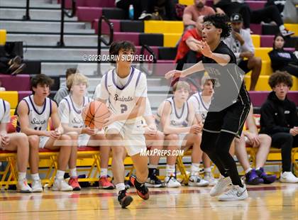 Thumbnail 2 in Desert Mountain vs. Notre Dame Prep (Hoophall West Invitational) photogallery.