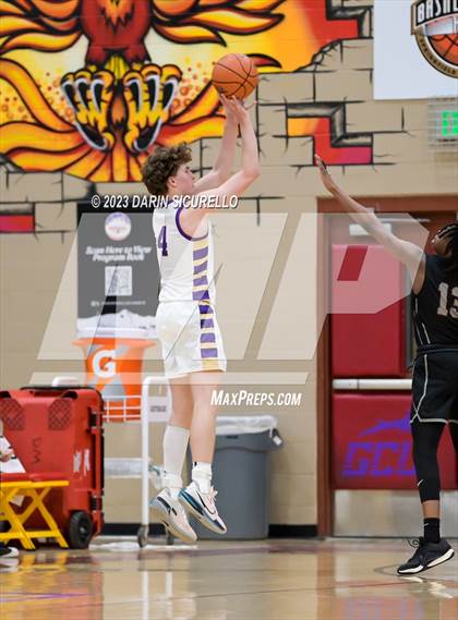 Thumbnail 2 in Desert Mountain vs. Notre Dame Prep (Hoophall West Invitational) photogallery.