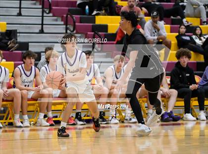 Thumbnail 3 in Desert Mountain vs. Notre Dame Prep (Hoophall West Invitational) photogallery.