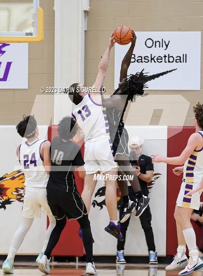 Thumbnail 1 in Desert Mountain vs. Notre Dame Prep (Hoophall West Invitational) photogallery.