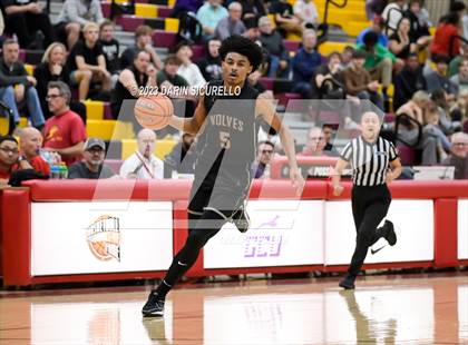 Thumbnail 1 in Desert Mountain vs. Notre Dame Prep (Hoophall West Invitational) photogallery.