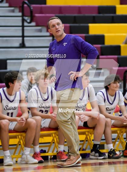 Thumbnail 3 in Desert Mountain vs. Notre Dame Prep (Hoophall West Invitational) photogallery.