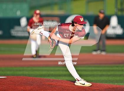Thumbnail 2 in Cypress Woods vs. The Woodlands (UIL 6A Region 2 Final - Game 1) photogallery.