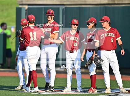 Thumbnail 2 in Cypress Woods vs. The Woodlands (UIL 6A Region 2 Final - Game 1) photogallery.